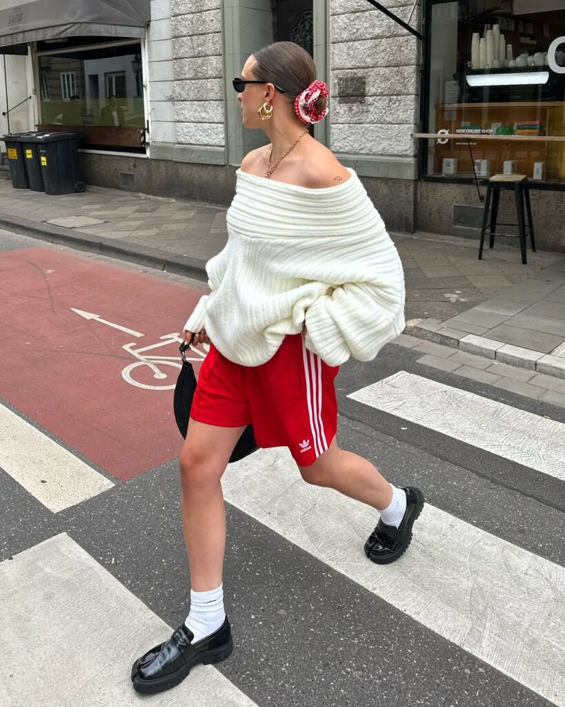 mocassim com bermuda