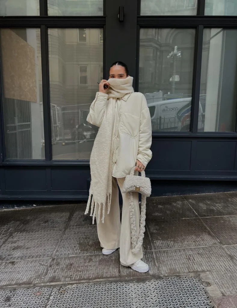 looks com cachecol